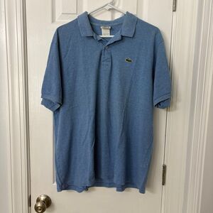 Lacoste Men’s Classic Fit Polo Shirt Blue Size 7 (XL)